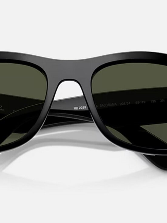 Ray-Ban Mega Balorama Black Frame Sunglasses New $260